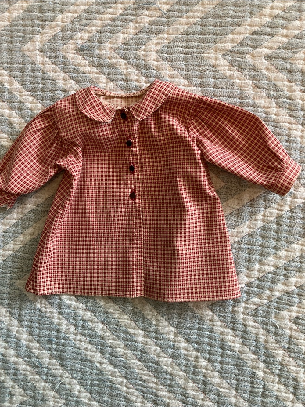 Pleasant Company American Girl Doll Kirsten Robe Housecoat pc tag
